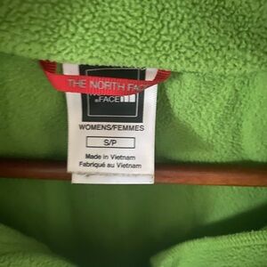The North Face Women's Lime Green Fleece Hoodie